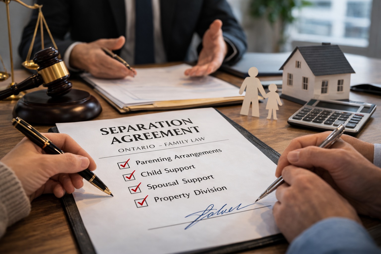 Separation Agreements in Ontario Family Law: Legal Requirements, Risks, and Enforcement (2026 Guide)