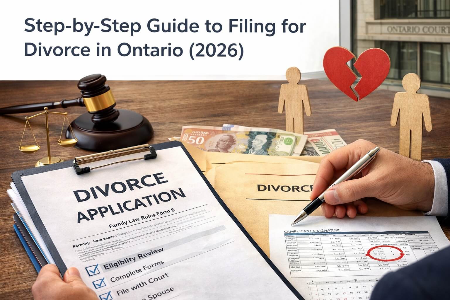 Step-by-Step Guide to Filing for Divorce in Ontario (2026)