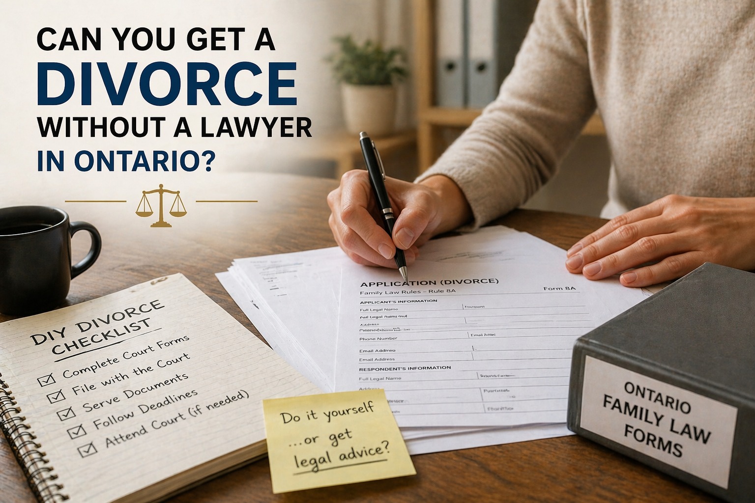 Can You Get a Divorce Without a Lawyer in Ontario?