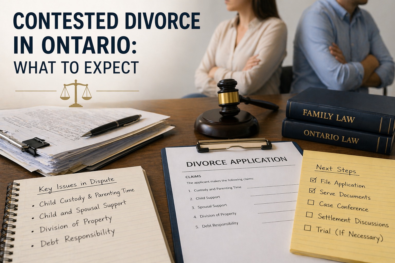 Contested Divorce in Ontario: What to Expect