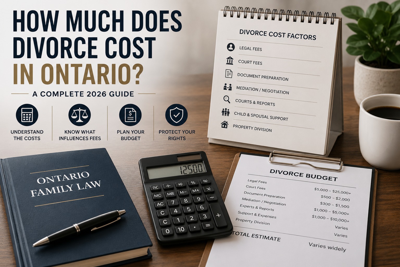How Much Does Divorce Cost in Ontario? A Complete 2026 Guide